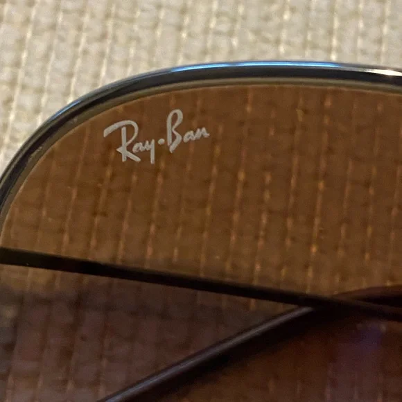 Ray-Ban Aviator Sunglasses with Tan Lenses - Picture 4 of 9